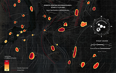 GeoResonance Remote Sensing Reconnaissance of gold deposits