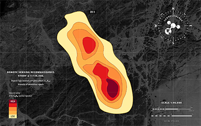 GeoResonance Remote Sensing Reconnaissance of oil deposit